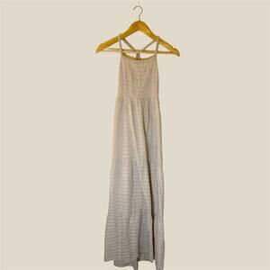 Linen maxi dress